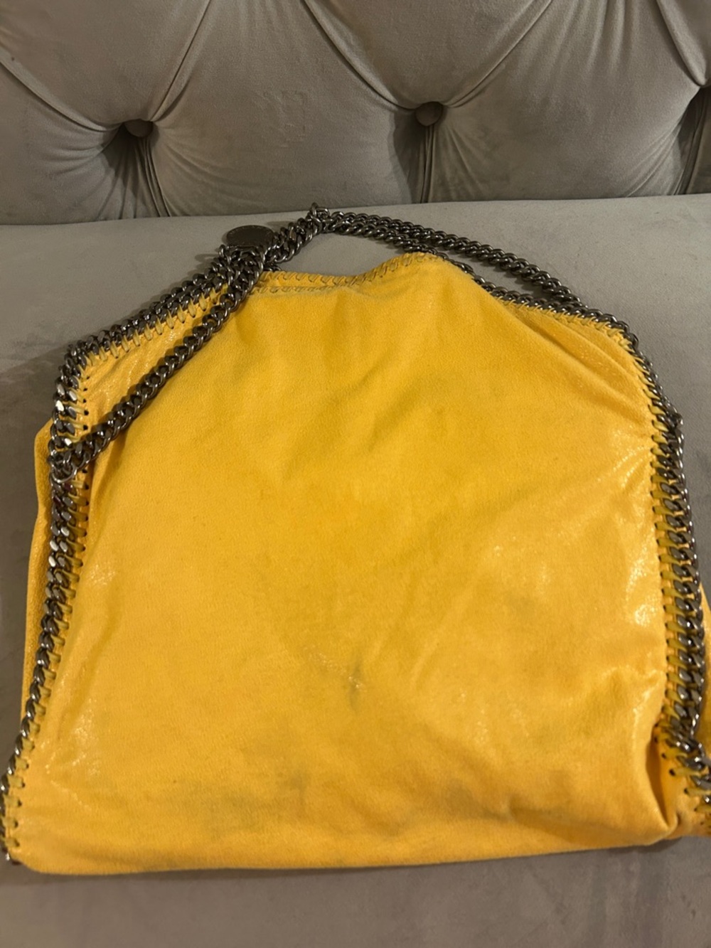 Stella McCartney silver Chain-Trim Tote